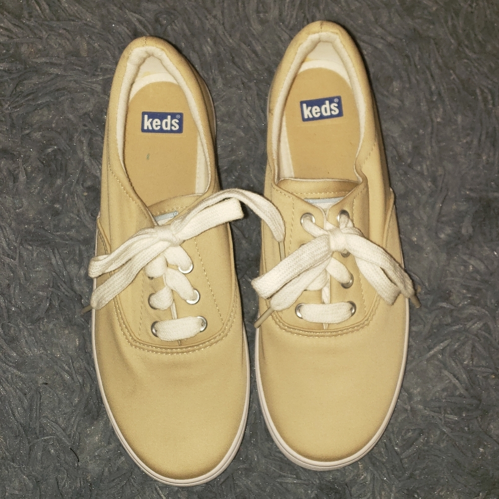 Tan Keds Shoes